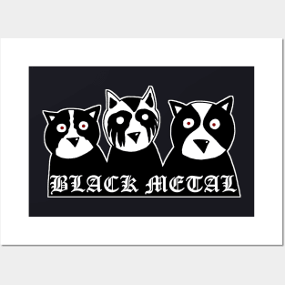 BLACK METAL CATS Posters and Art